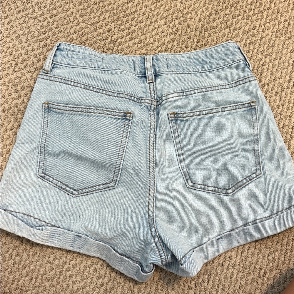 PacSun Light Blue Jean Shorts - Picture 3 of 4